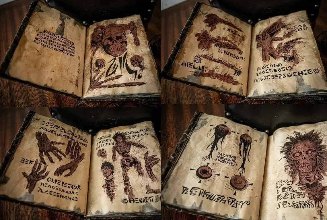 Vintage Collectible Books - Necronomicon Vintage - Libro di Magia