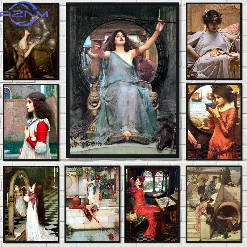Vintage Collectible Posters - Quadro su tela, immagine da parete,