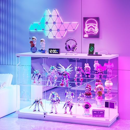 Collectible Collection - Vetrina in vetro RGB con serratura