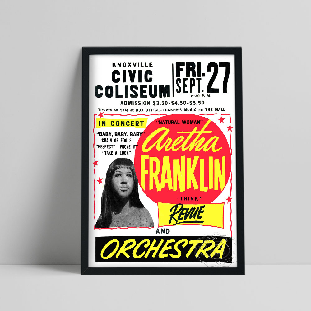 Vintage Collectible Posters - Poster con stampa del luogo musicale