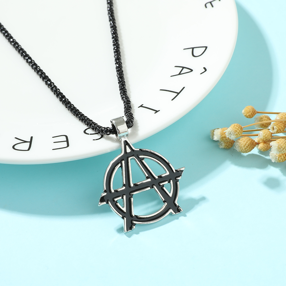 Vintage Item - Collana con Simbolo Lettera A dei