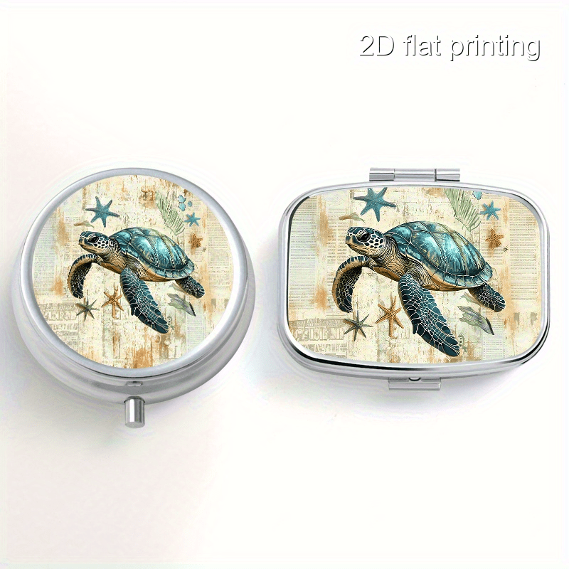 Vintage Collectibles Store - Set di Portapillole Sigillati con Motivo