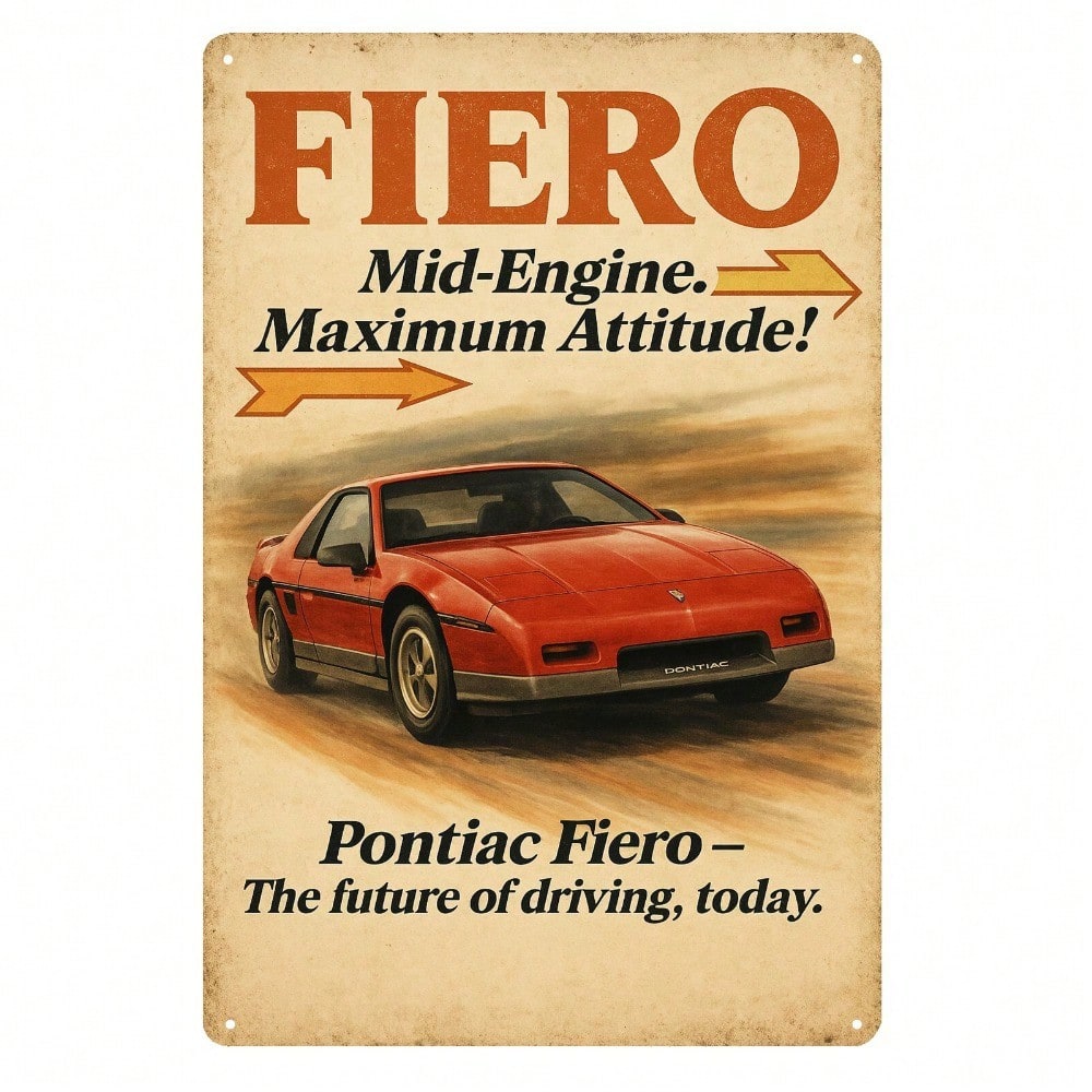 Vintage Collectible Posters - VSKFRS Targa in Metallo Vintage 20x30cm