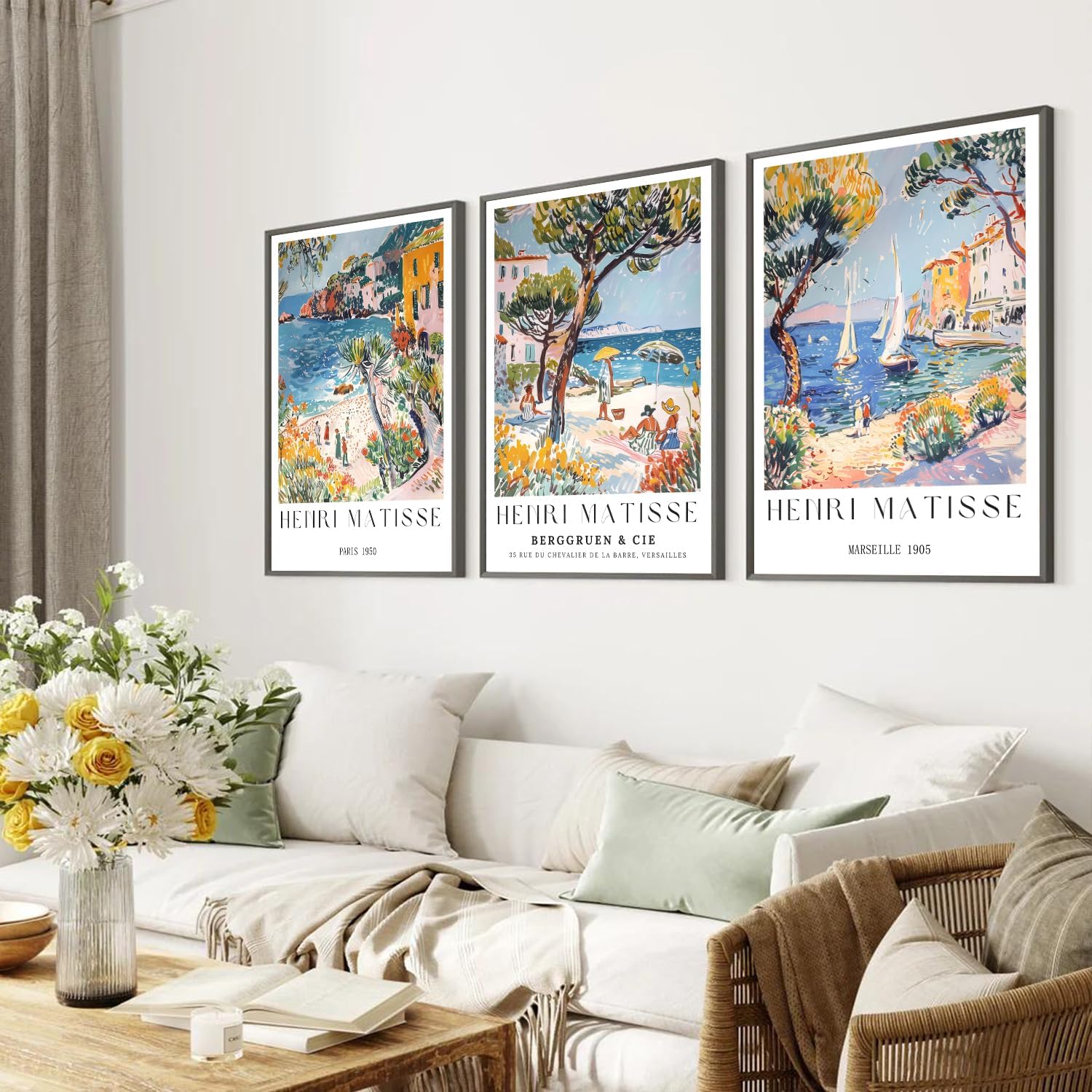 Vintage Collectible Posters - Set di 3 Quadri Vintage da