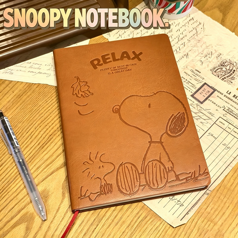 Vintage Collectible Books - Taccuino in Pelle A5 Vintage Snoopy,