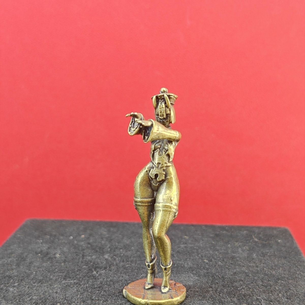 Vintage Collectible Ornaments - Mini figurine in ottone, statua decorativa