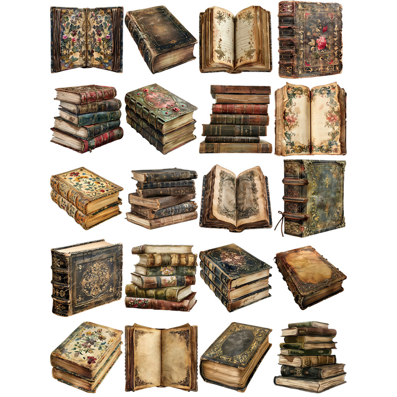 20 pezzi/pacco adesivi per lib - Vintage Collectible Books recensione e prezzo