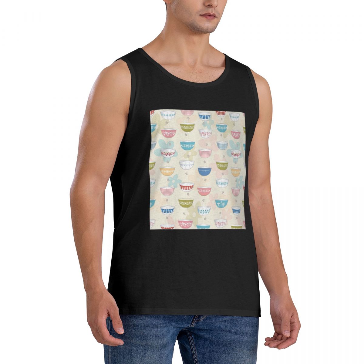 T-shirt Senza Maniche da Uomo  - Vintage Collectible Pyrex recensione e prezzo