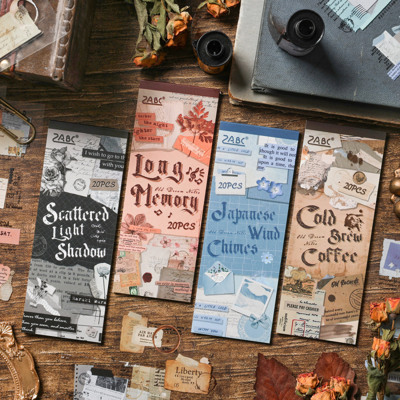 20 pz/lotto Libro di adesivi v - Vintage Collectible Books recensione e prezzo