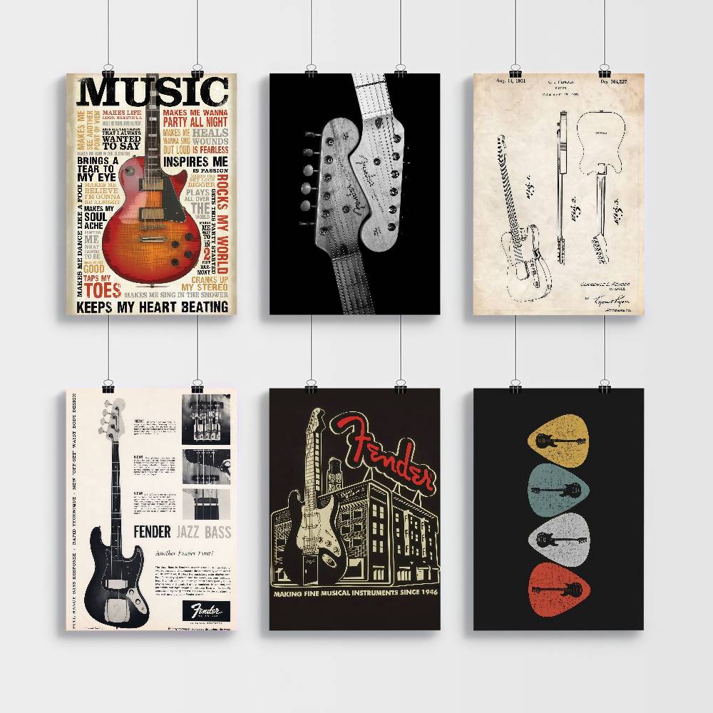 Collezione di chitarra Poster  - Vintage Collectible Posters recensione e prezzo