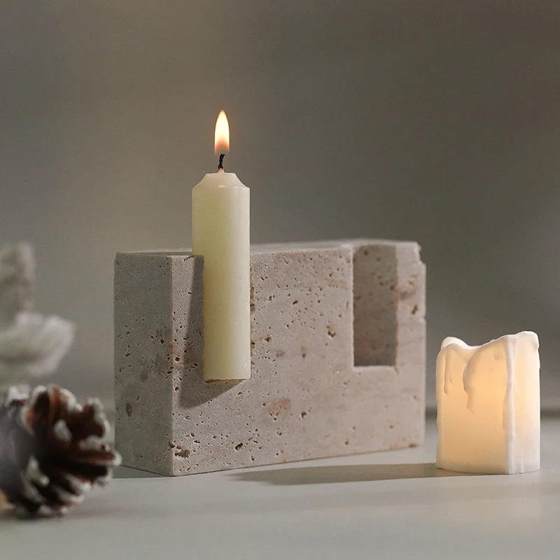 Portacandele in Marmo a 2 Fori - Vintage Collectible Marbles recensione e prezzo