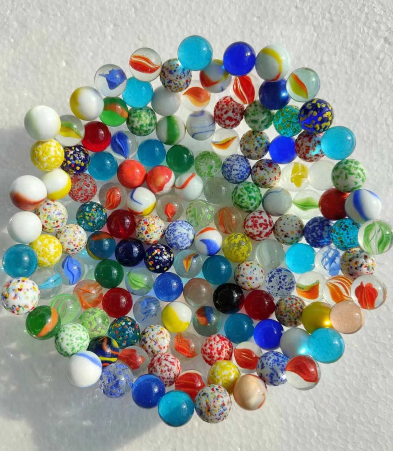 Biglie di Vetro Colorate 16mm  - Vintage Collectible Marbles recensione e prezzo