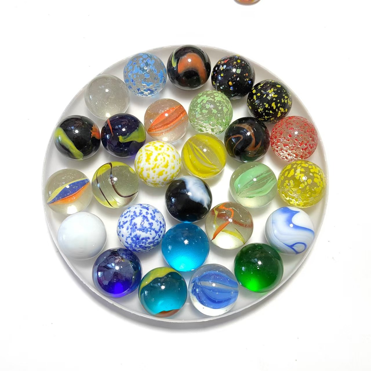 Biglie di Vetro Colorate 16mm  - Vintage Collectible Marbles recensione e prezzo