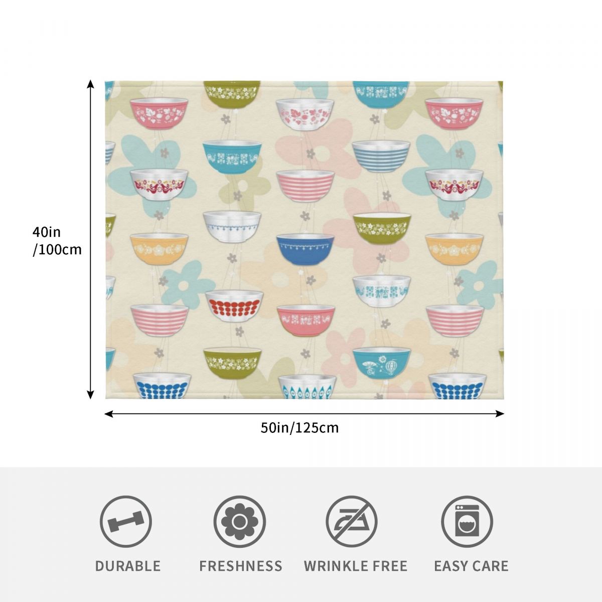 Coperta Vintage con Motivo a C - Vintage Collectible Pyrex recensione e prezzo